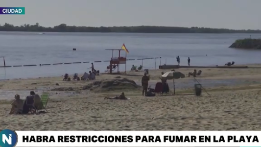 Habrá restricciones para fumar en las playas de Rosario