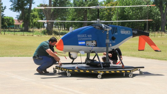INVAP y la Provincia desarrollaron un dron estratégico para combatir el delito