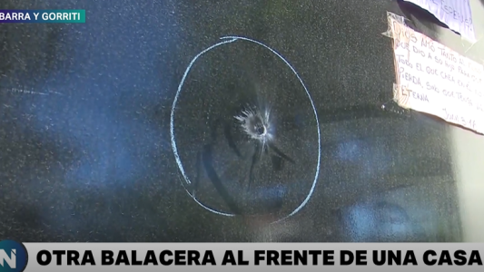 Barra y Gorriti: otra balacera al frente de una casa