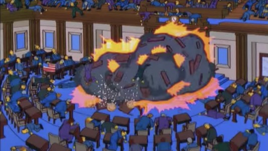 Los Simpson predijeron el asalto al Capitolio de Estados Unidos