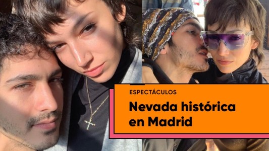 El Chino Darín y Úrsula Corberó juntos en la nieve madrileña