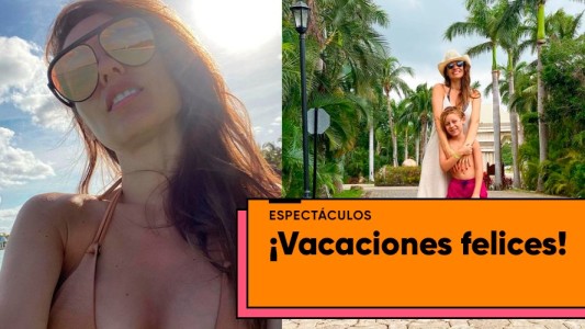 Las felices vacaciones en familia de Pampita