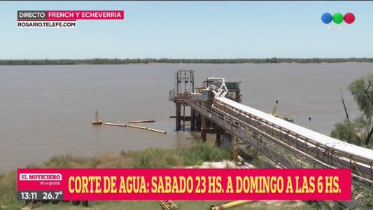 Es oficial: cortarán el agua este fin de semana