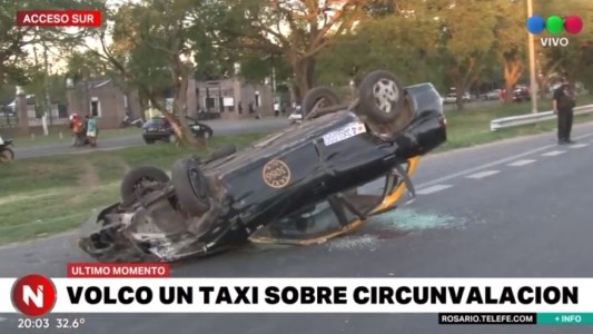 Siniestro vial en acceso sur