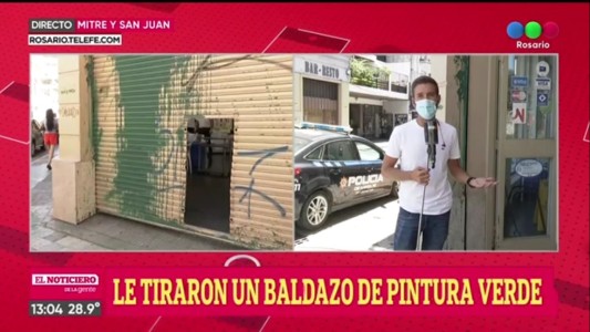 Video: así vandalizaron el negocio de Ricardo Carloni