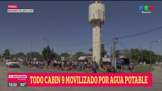 Vecinos de Cabin 9 se movilizaron por el servicio de agua potable