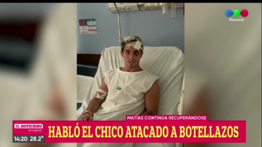 Habló Matías, el joven atacado a botellazos en un boliche de Mar del Plata