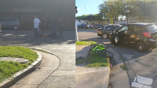 HACE INSTANTES. Ciclista atropellada en Scalabrini Ortiz