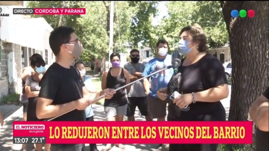 Otro motochorro fue capturado por los vecinos