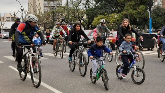 Bicicleteda para reclamar seguridad en Rosario