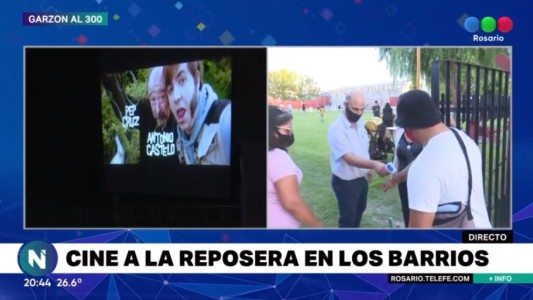 Comenzó oficialmente el ciclo de “cine a la reposera”