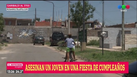 Asesinaron a un joven mientras estaba en un cumpleaños