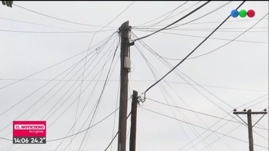Por otro robo de cables, vecinos se quedan sin teléfono ni internet
