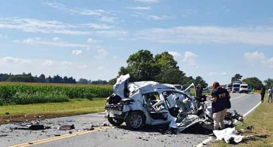 Choque fatal en Zavalla: fallecieron dos hombres y un niño