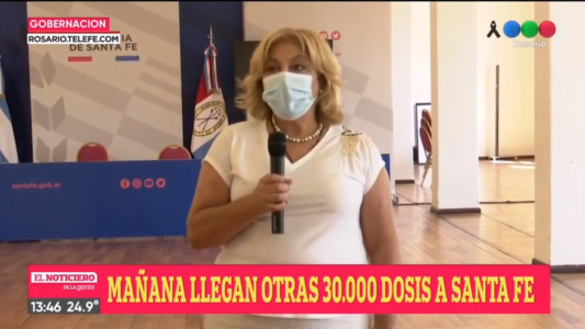 Llegaron a Santa Fe 30.000 vacunas contra el Covid-19