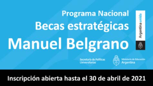 Cómo inscribirse para cobrar los 20.000 pesos de las Becas Manuel Belgrano