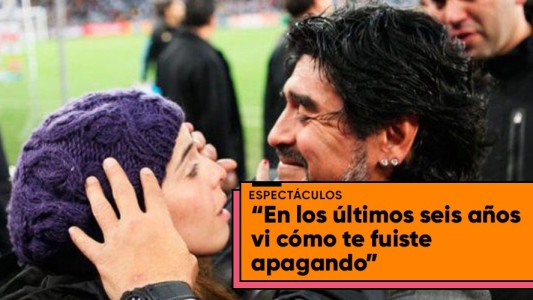 Dalma Maradona se refirió al conmovedor relato de Diego en rehabilitación