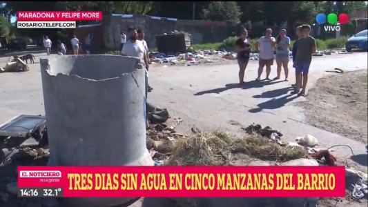 La pesadilla de miles de vecinos por la falta de agua