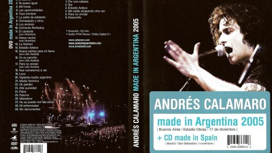 Gira Mágica, Andrés Calamaro y su Made in Argentina