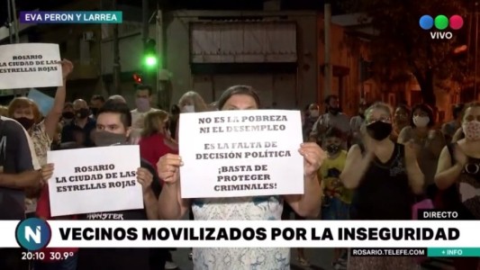 Vecinos indignados por la muerte de Fernando se movilizaron para pedir seguridad