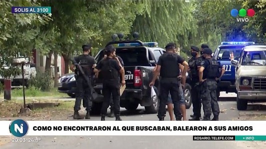 Como no lo encontraron dispararon contra sus amigos para dejarle un mensaje