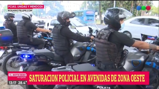 Realizaron un operativo saturación en Av Provincias Unidas y Mendoza