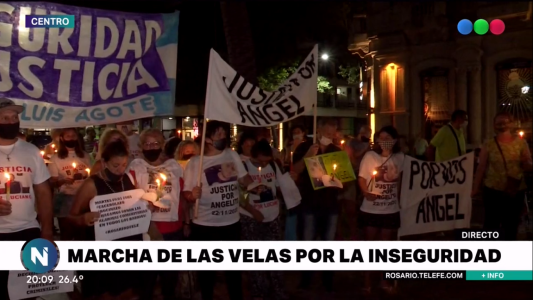 Velas por la inseguridad