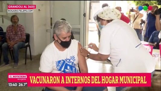 Comenzaron a vacunar a los adultos mayores en situación de calle