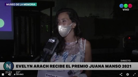 Premios Juana Manso: mención especial para periodista de Telefé Rosario