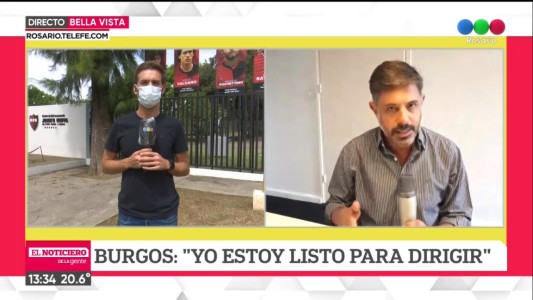 Burgos llegó a Ezeiza y viaja hacia Rosario
