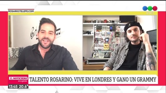 Talento rosarino: con tan solo 25 años ya ganó un  Grammy's