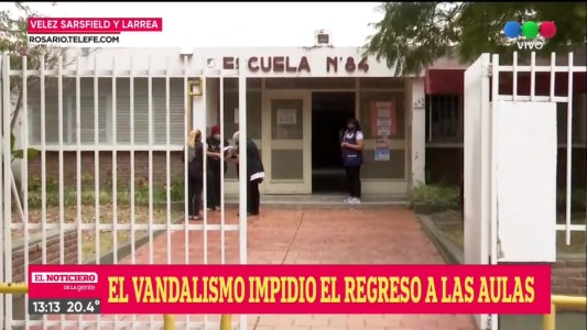 Escuela sin clases por un robo de cables