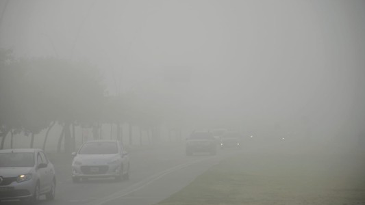 Imágenes: la niebla tapó Rosario