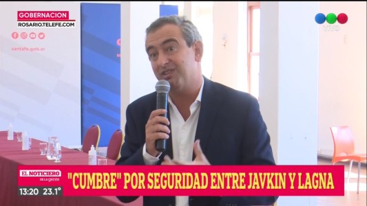 Javkin: "Tenemos una mirada común con Lagna sobre cual es la prioridad hoy”