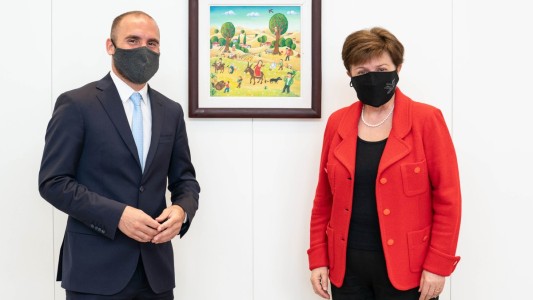 Guzmán se reunió con Kristalina Georgieva para avanzar con un nuevo acuerdo con el FMI