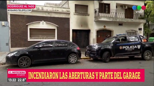 Ataque incendiario contra una casa