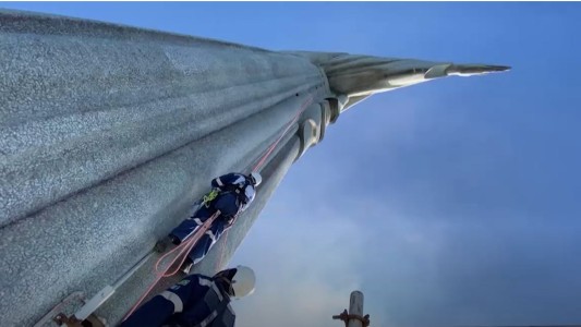 Restauran la estatua del Cristo Redentor de Río de Janeiro