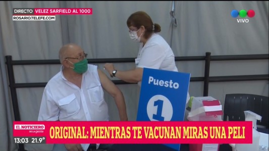 El cine Lumiere comenzó a funcionar como vacunatorio contra el COVID-19