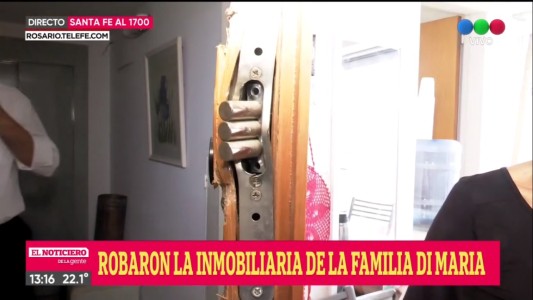 Asaltaron la inmobiliaria de la familia de Ángel Di María