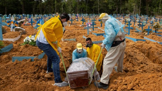 Brasil marcó un nuevo récord con 3.650 muertes por coronavirus en un día