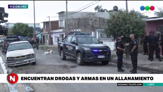 Encuentran gran cantidad de drogas y armas durante un operativo  en VGG