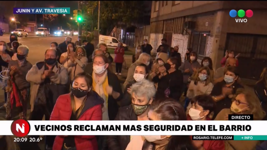 En Junín y Travesía hubo un nuevo reclamo por más seguridad