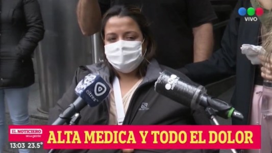 Le dieron el alta a la mujer que perdió al hijo y su marido en la picada