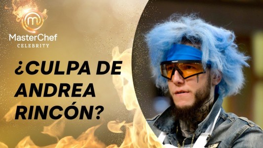El peor plato fue el de Alex Caniggia pero le echó la culpa a Andrea Rincón