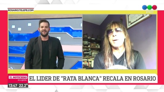 El líder de Rata Blanca dará un show en vivo en Rosario