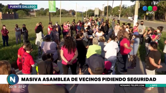 Multitudinaria asamblea de vecinos en la zona sudoeste pidiendo más seguridad