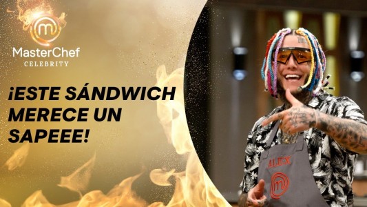 Alex Caniggia enloqueció al jurado con su sándwich