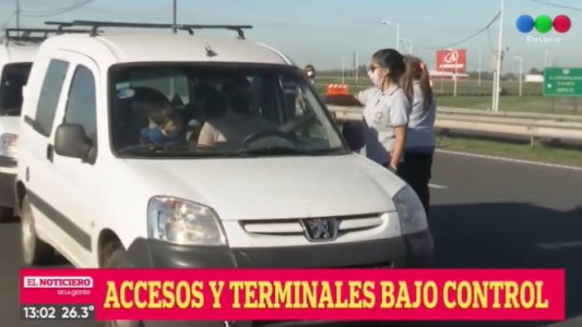 Aumentaron los controles en los accesos a Rosario