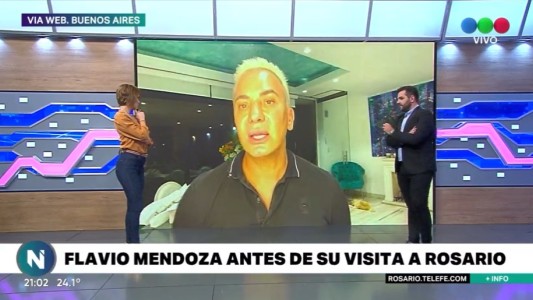 Flavio Mendoza vuelve a Rosario y advierte: "Si nos vuelven a encerrar me fundo"