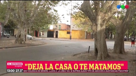 Arrojaron una bomba molotov contra el frente de una casa para exigirle a la familia que se vaya